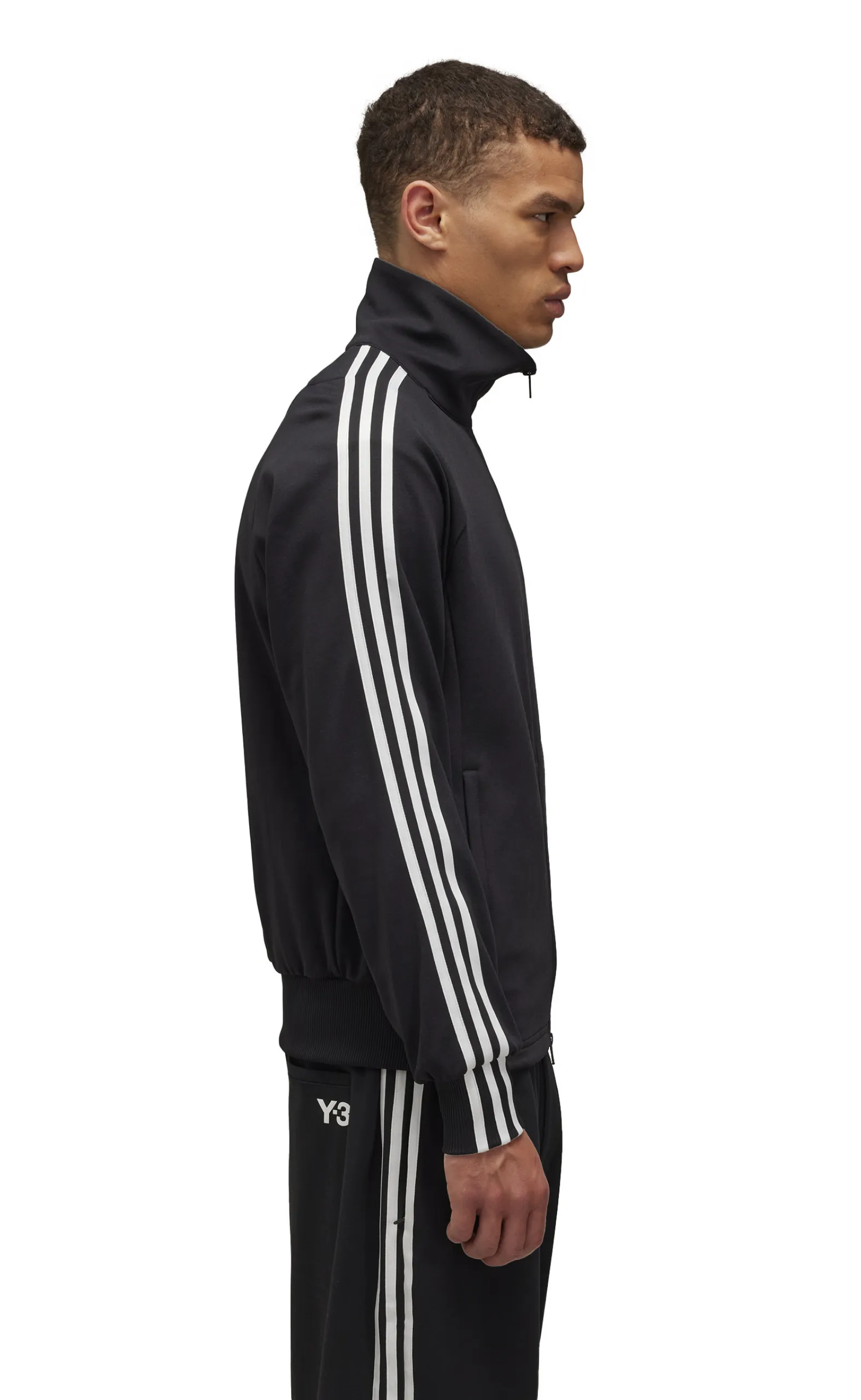 3-STRIPES TRACK BLACK HOODIE