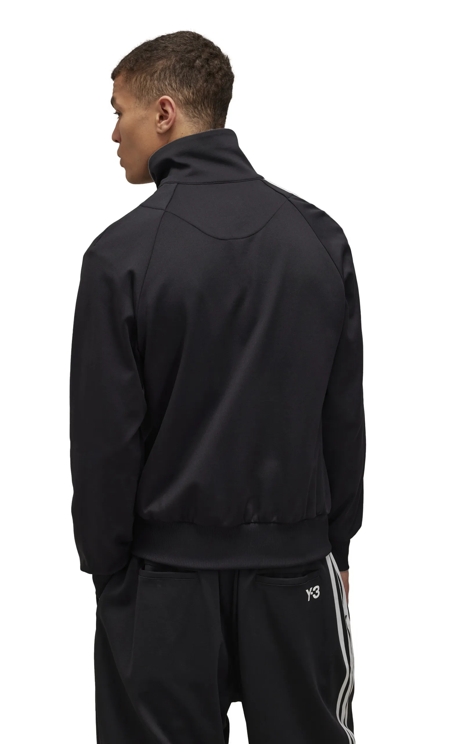 3-STRIPES TRACK BLACK HOODIE