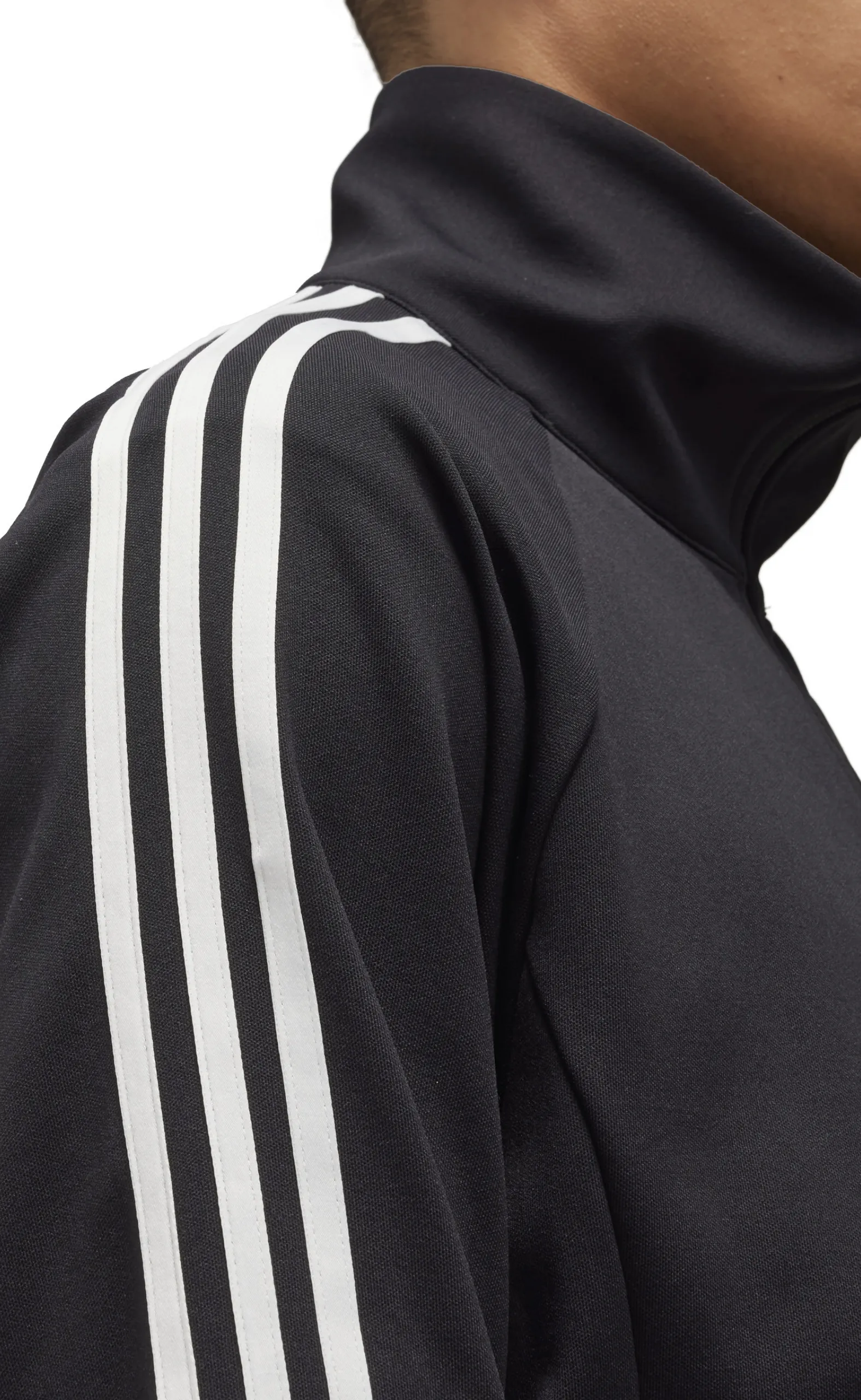 3-STRIPES TRACK BLACK HOODIE