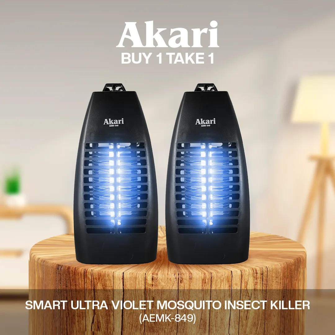 Akari B1T1: Smart 4Watts Ultra Violet Mosquito Insect Killer (AEMK-849)