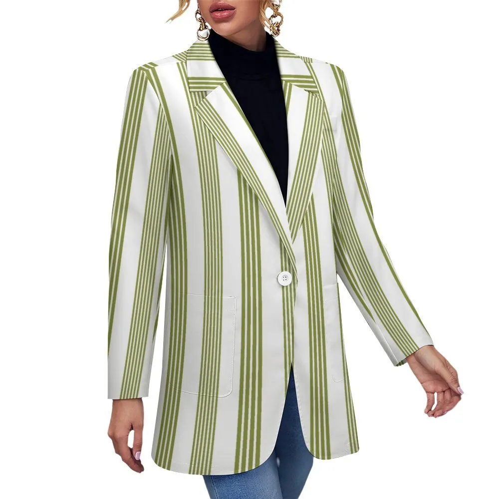 All Over Print Women's Blazer Women's casual suit