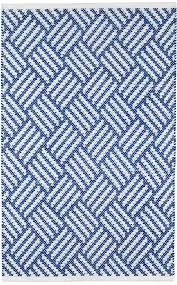 Annie Selke - 3x5 Crisscross Denim Indoor/Outdoor Rug