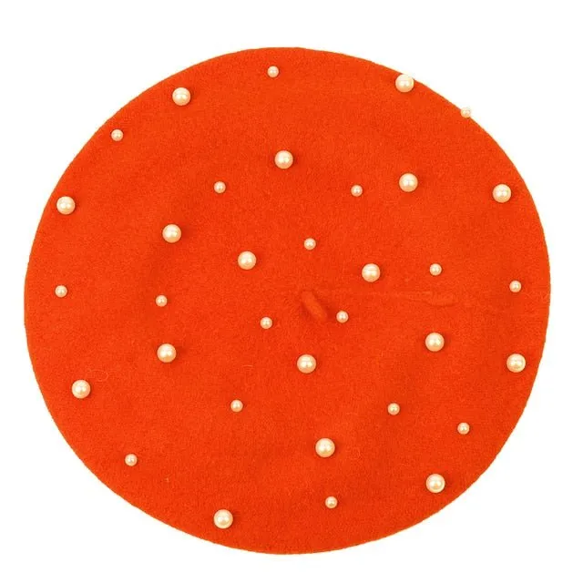 Beret Queen Texas (Orange)