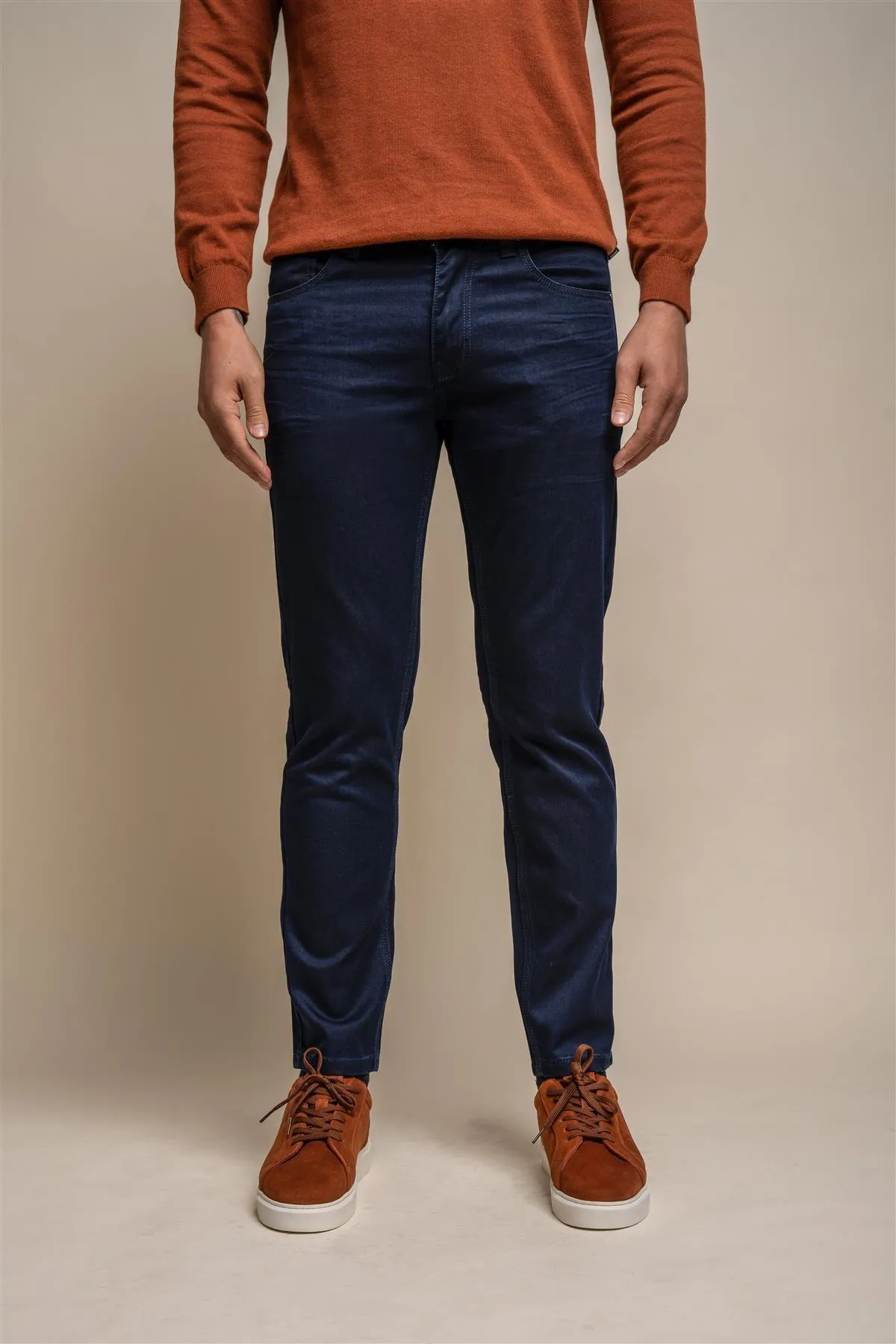 Brad Navy Denim Jeans