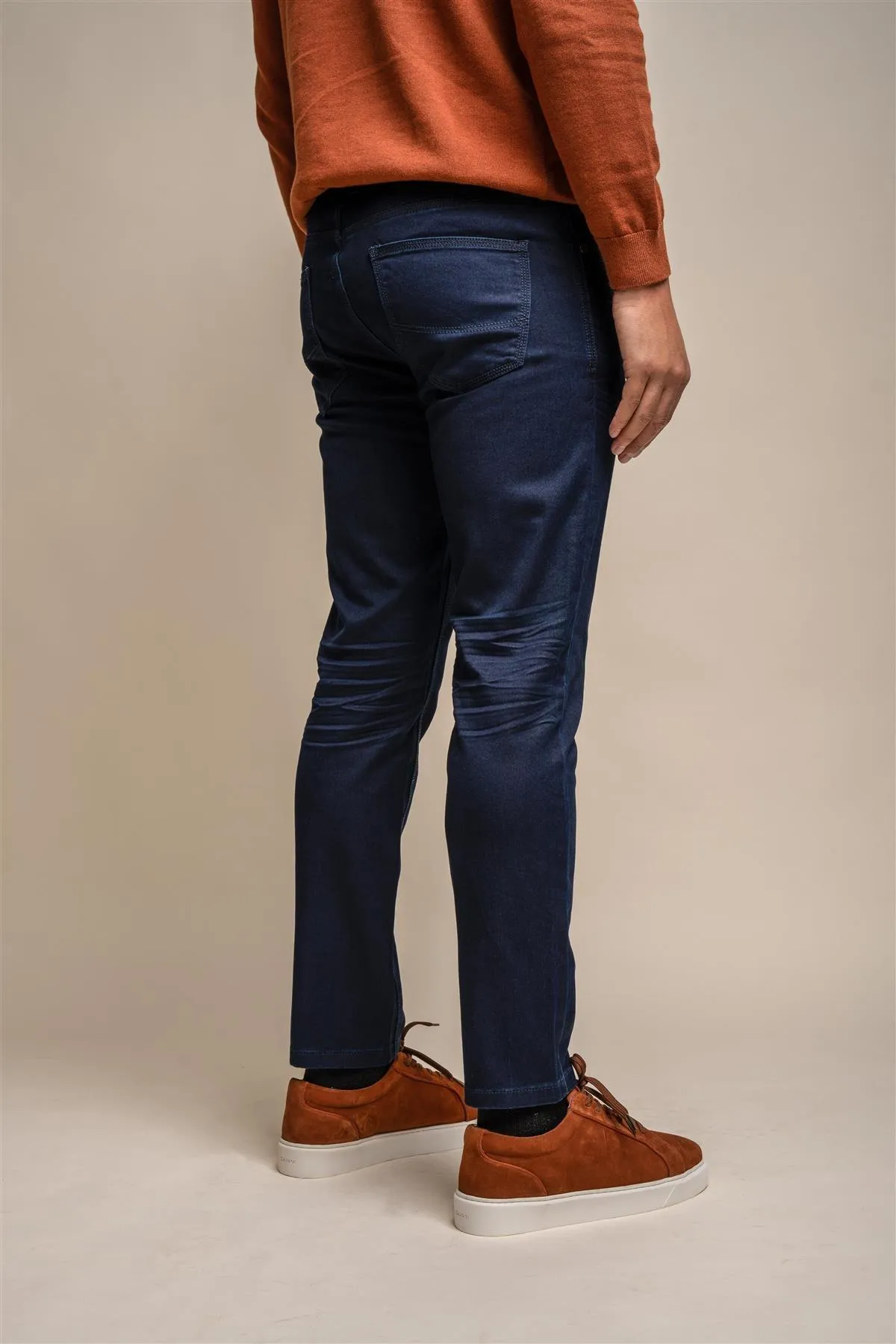 Brad Navy Denim Jeans