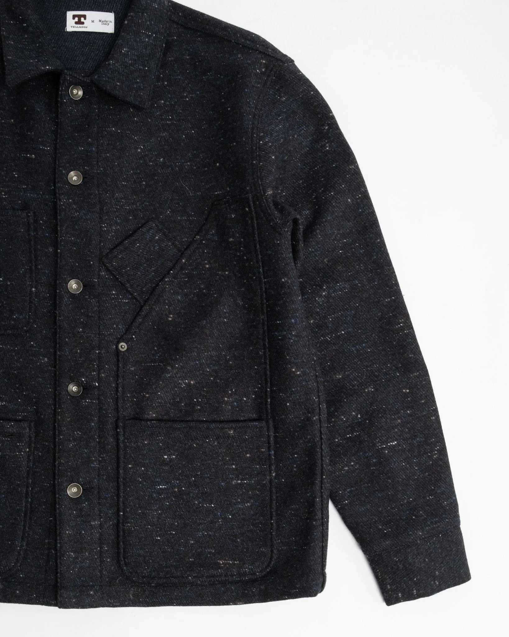 Coverall Jacket Tommy Wool Blend Navy