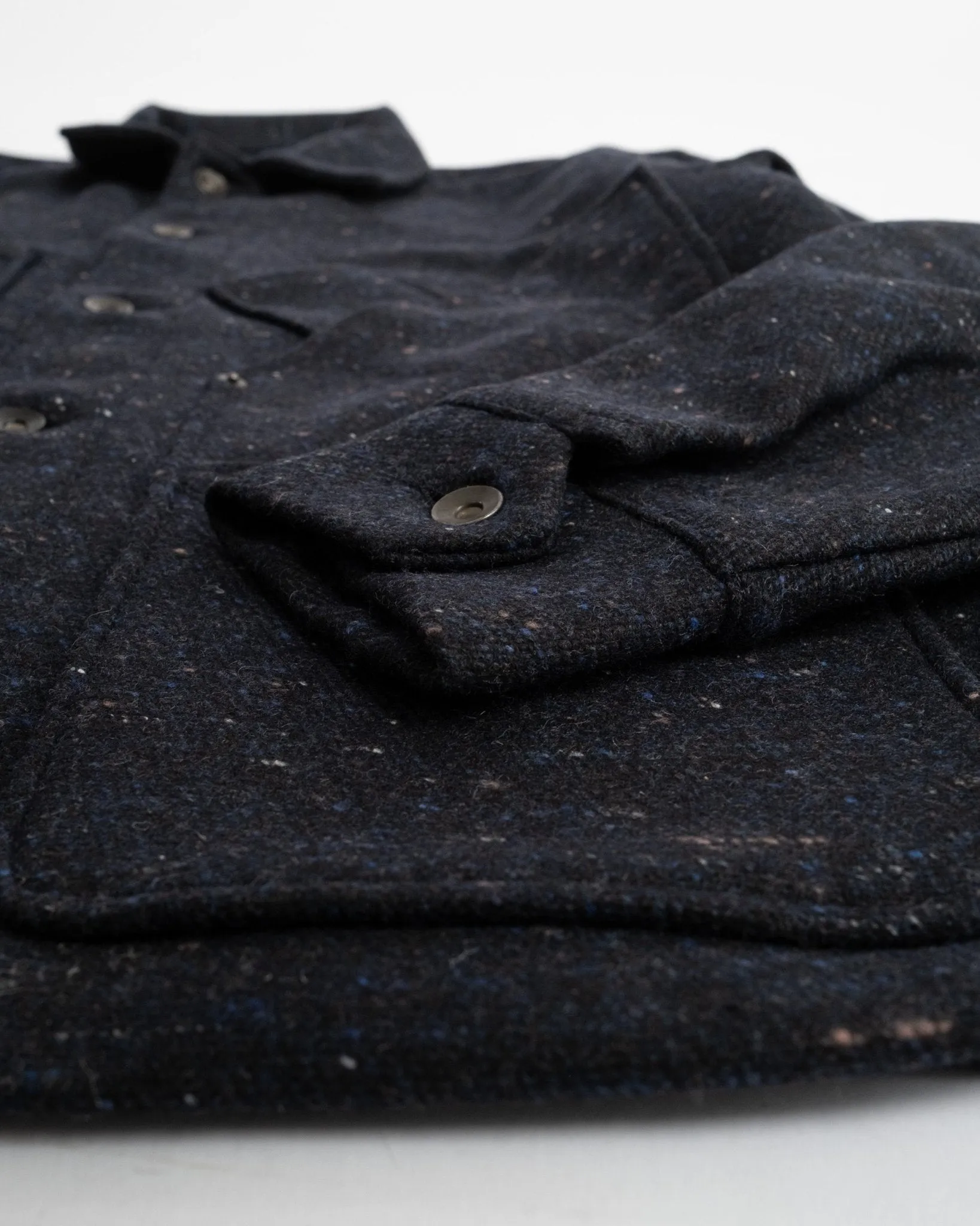 Coverall Jacket Tommy Wool Blend Navy