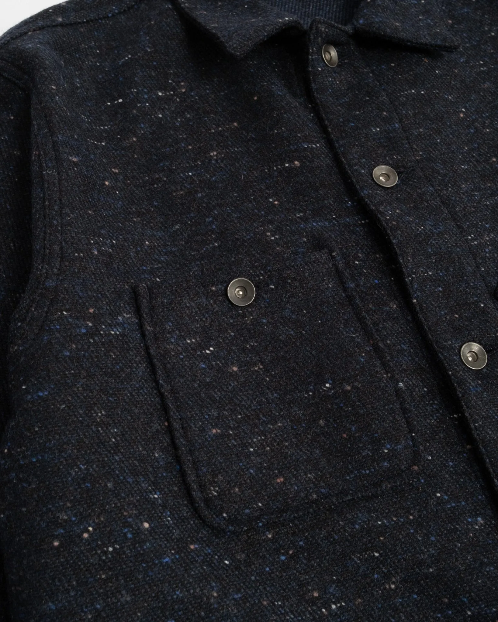 Coverall Jacket Tommy Wool Blend Navy