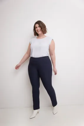 Curvy Tummy Control Straight Leg Pants