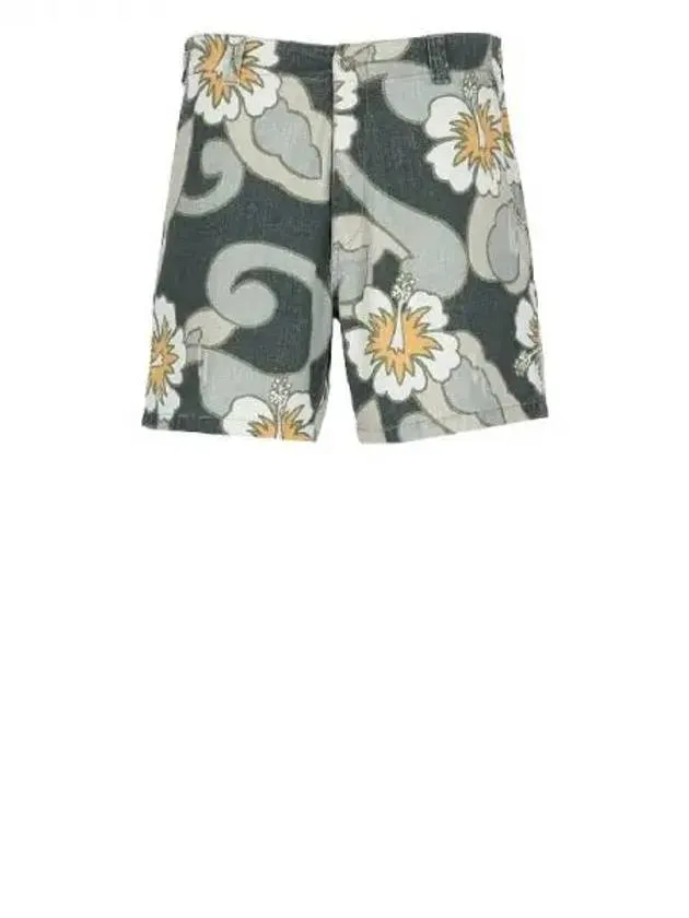 Floral printing cotton shorts 270530