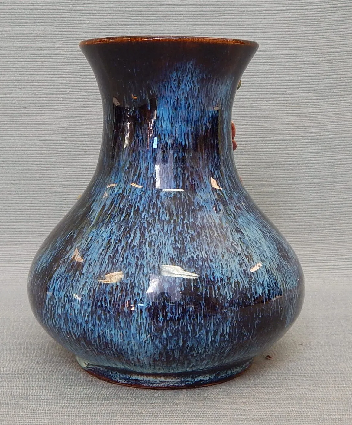 Floral Vine Pottery Vase