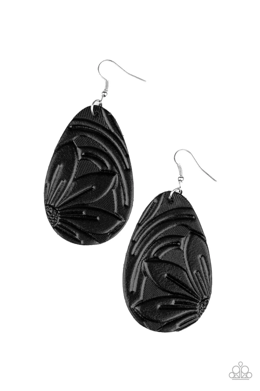 Garden Therapy Black-Earrings