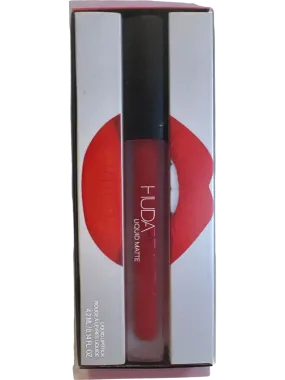 Huda Beauty Red Liquid Matte Ultra-Comfort Transfer-Proof Lipstick - Slaytina