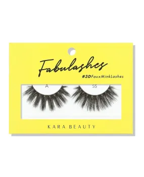 Kara Beauty 3D Faux Mink Eyelashes-A55