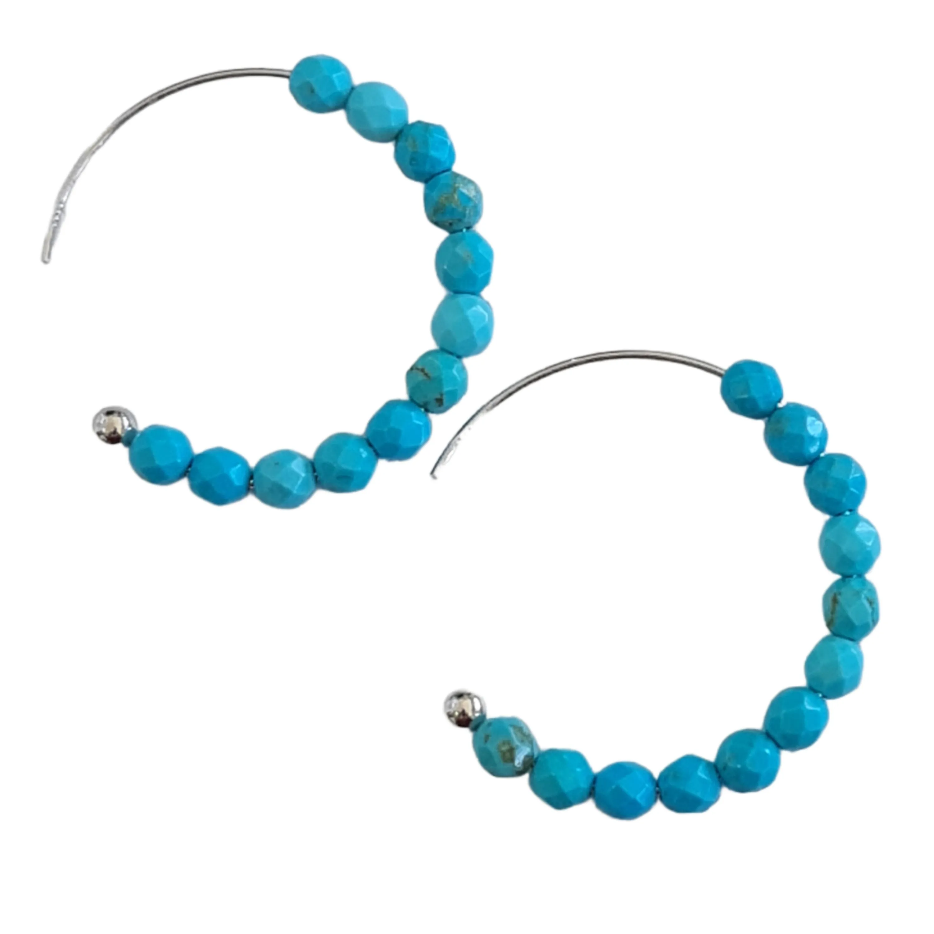 Kythira Turquoise Hoop earrings