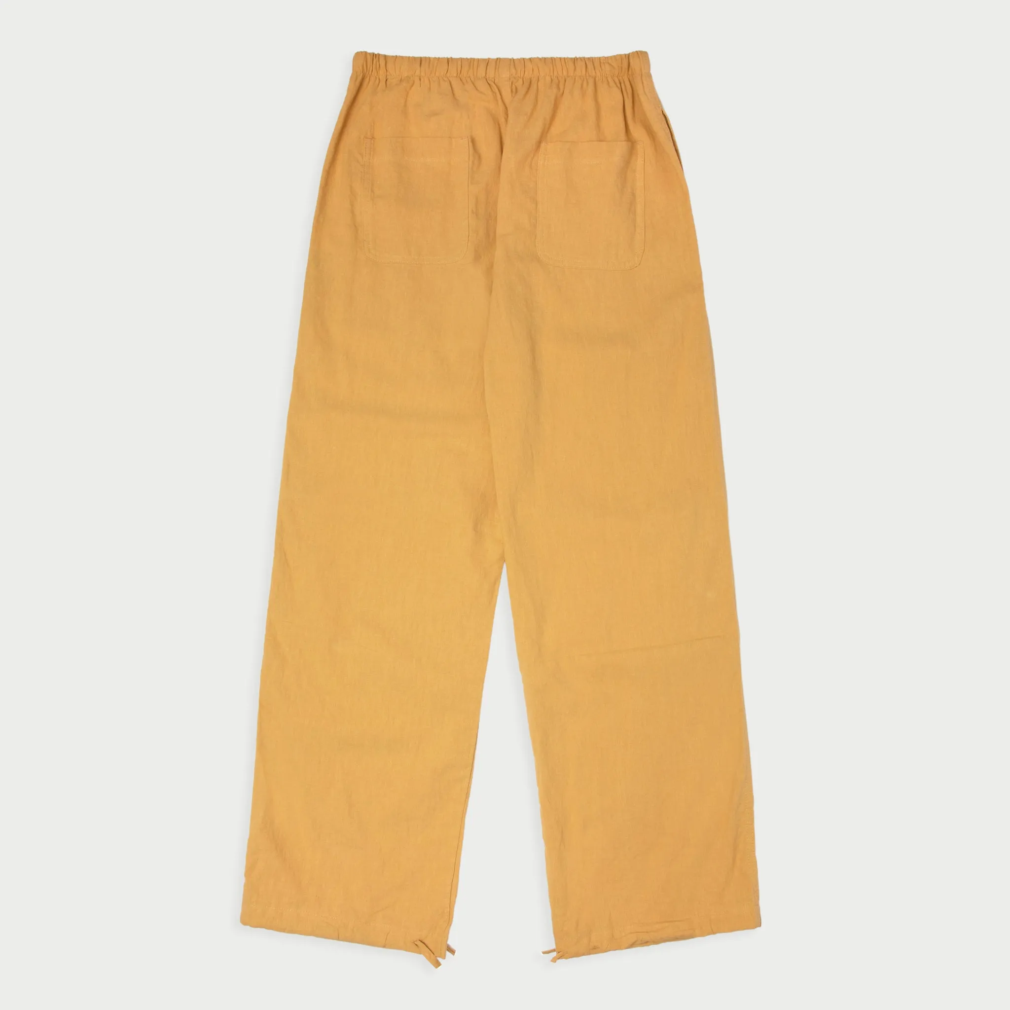 Linen Beach Pant (Mustard)