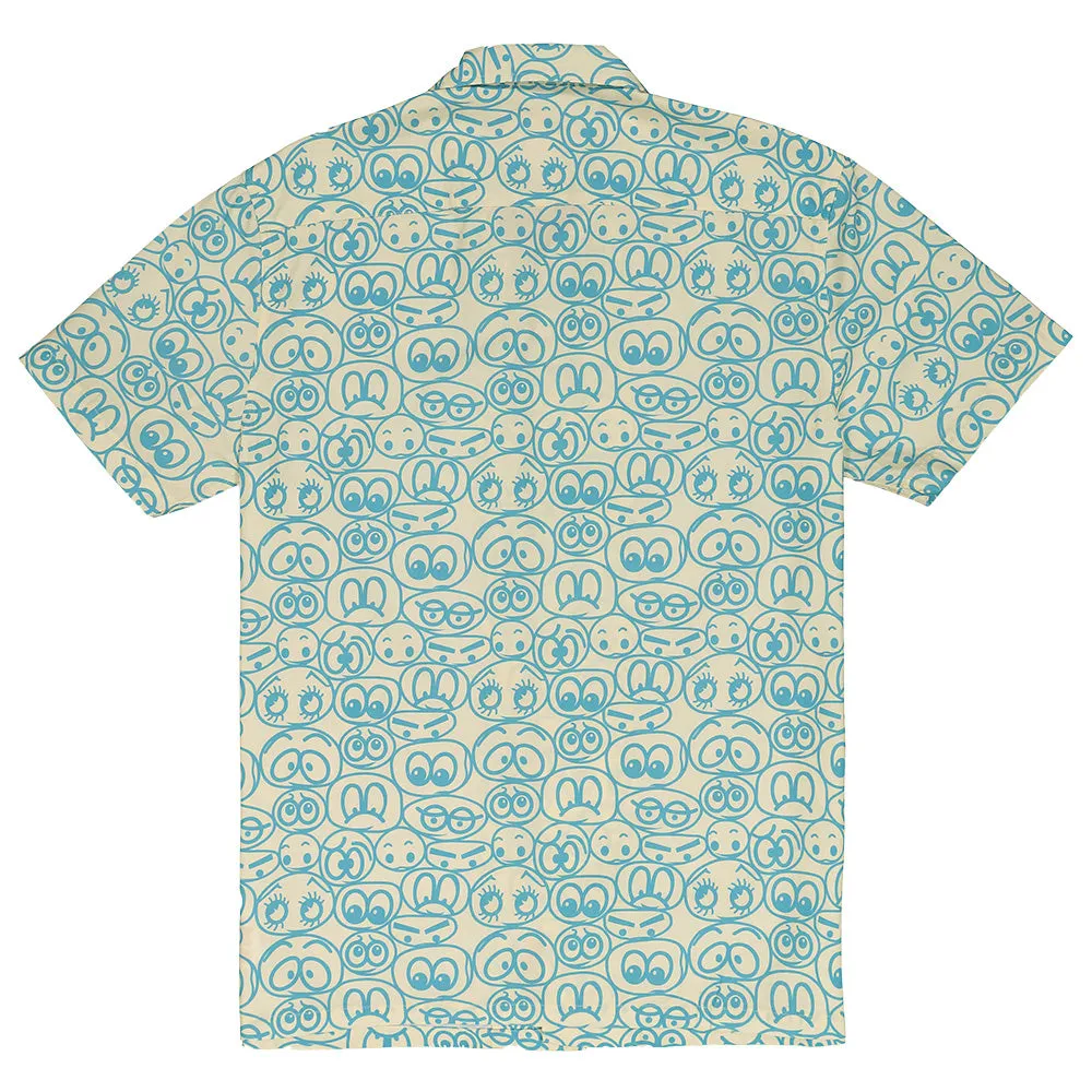 Mami Wata Cartoon Eyes SS Woven Button up