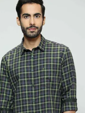 Men Checked Full Sleeve Cotton Shirt