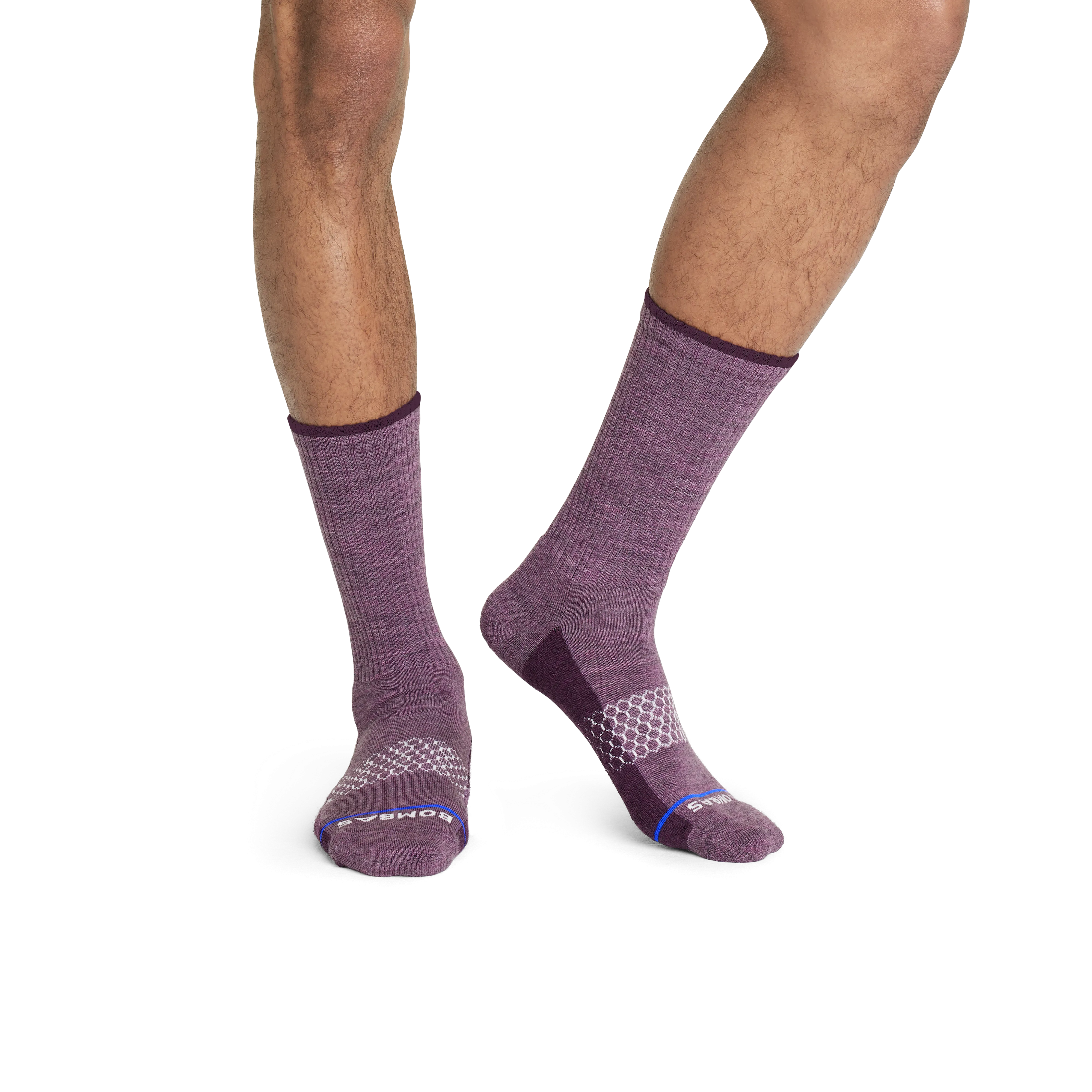 Men's Merino Wool Blend Calf Sock 8-Pack