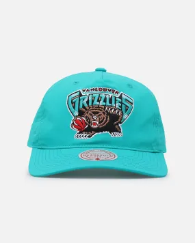 Mitchell & Ness Vancouver Grizzlies Retro Matte Nylon Origins Snapback Teal