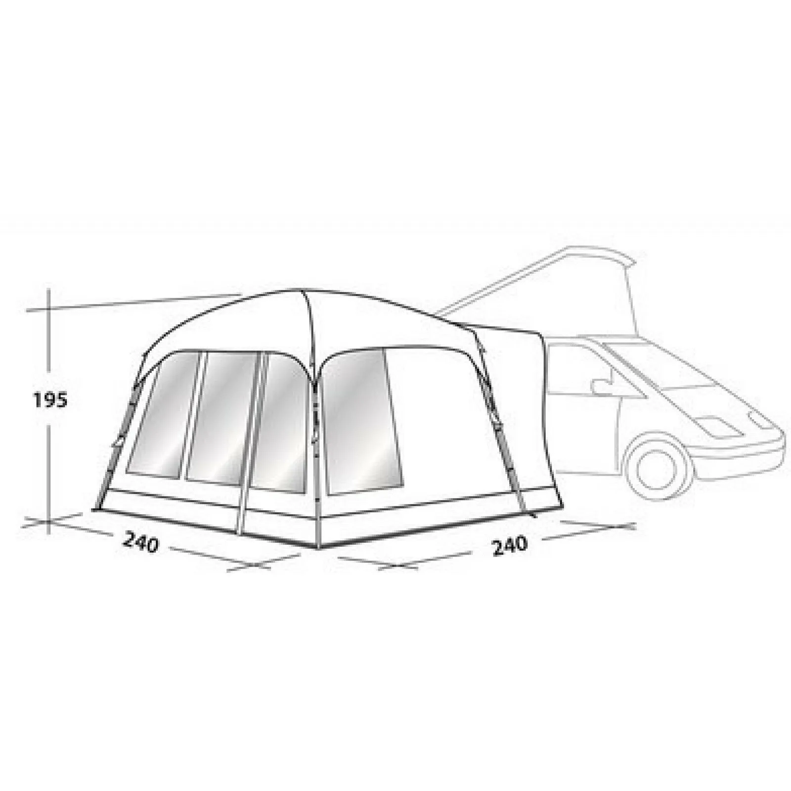 Outwell Spokane Driveaway Awning (2018 Edition)