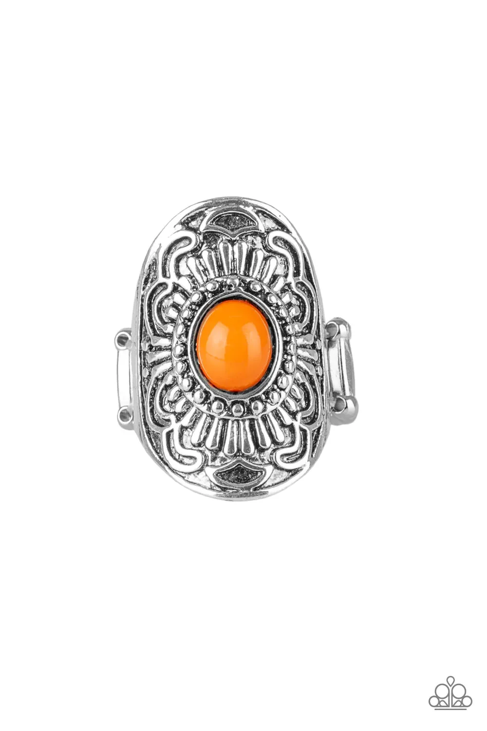 Paparazzi Accessories  - Zest of the Zest #RO1/B1 - Orange Ring