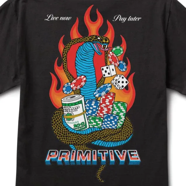 PRIMITIVE Cobra Graphic T-Shirt - Black