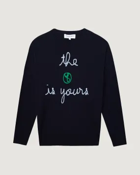 "The Earth Is Yours" buzelin cashemere sweater