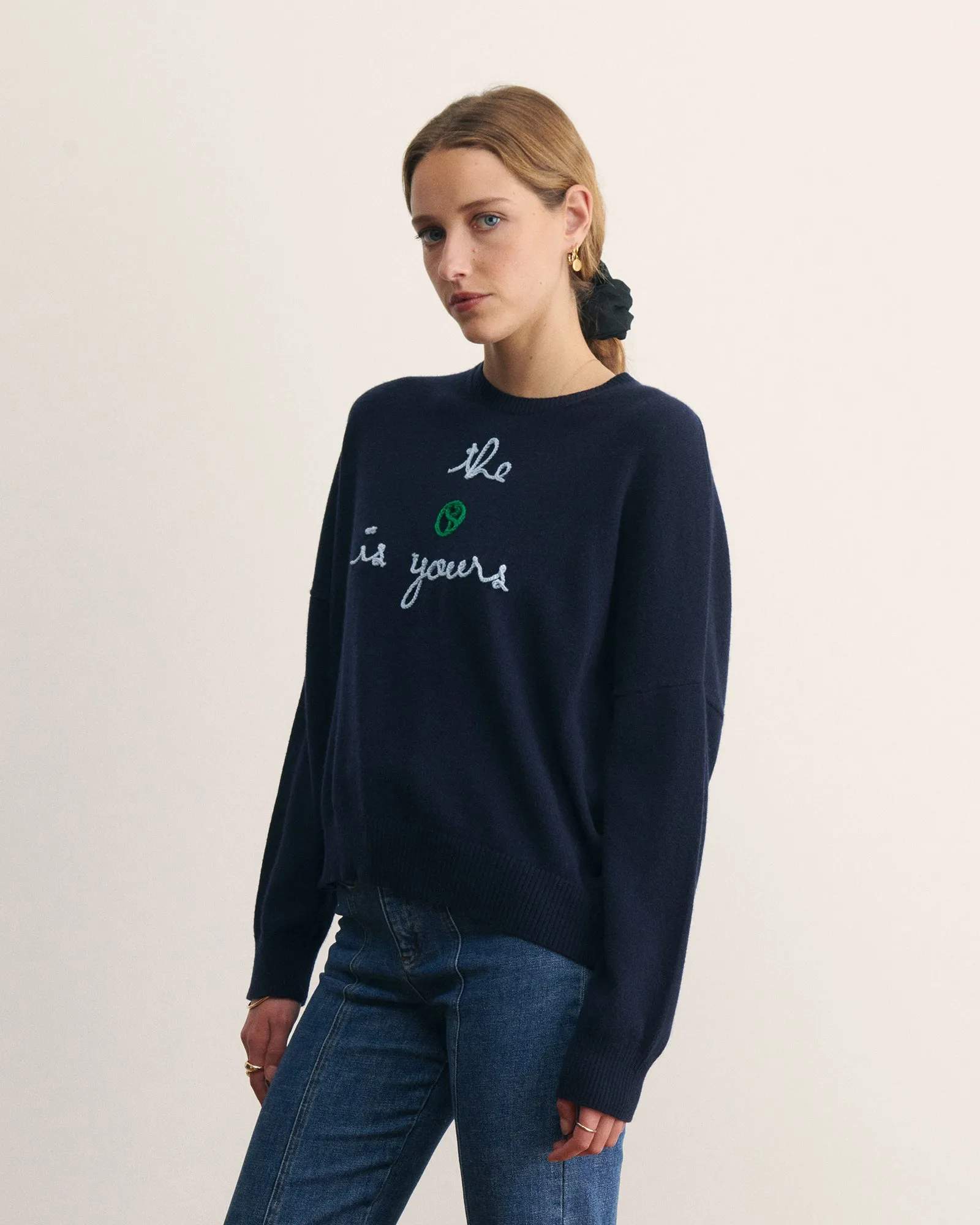 "The Earth Is Yours" buzelin cashemere sweater