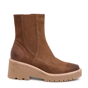 REGARDE LE CIEL Cognac Chelsea Boot