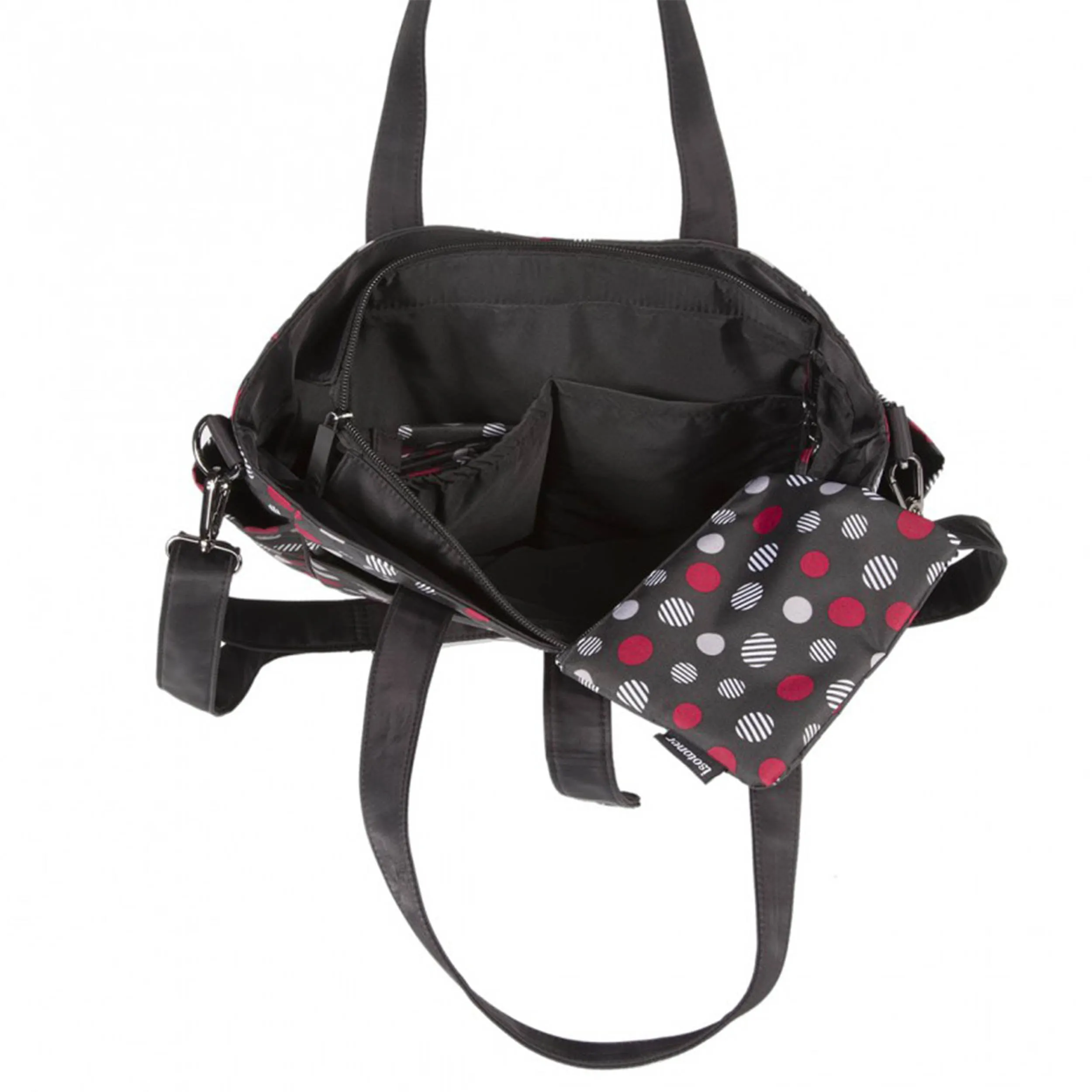 Sac Cabas femme Pois Rayés Petit