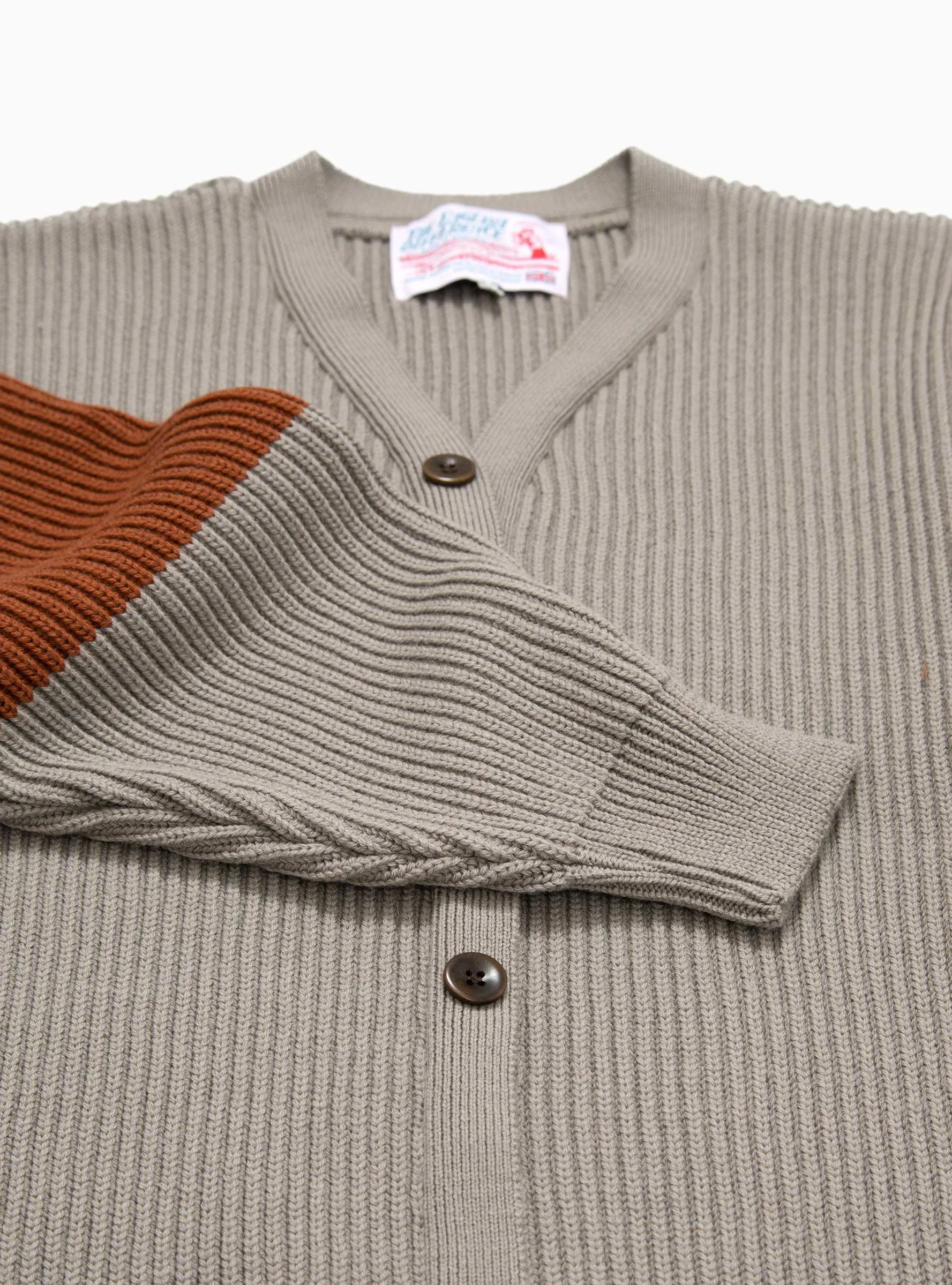 Sports Merino Wool Cardigan Slate