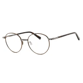 Swarovski SK5424-H Eyeglasses Shiny Dark Brown / Clear Lens