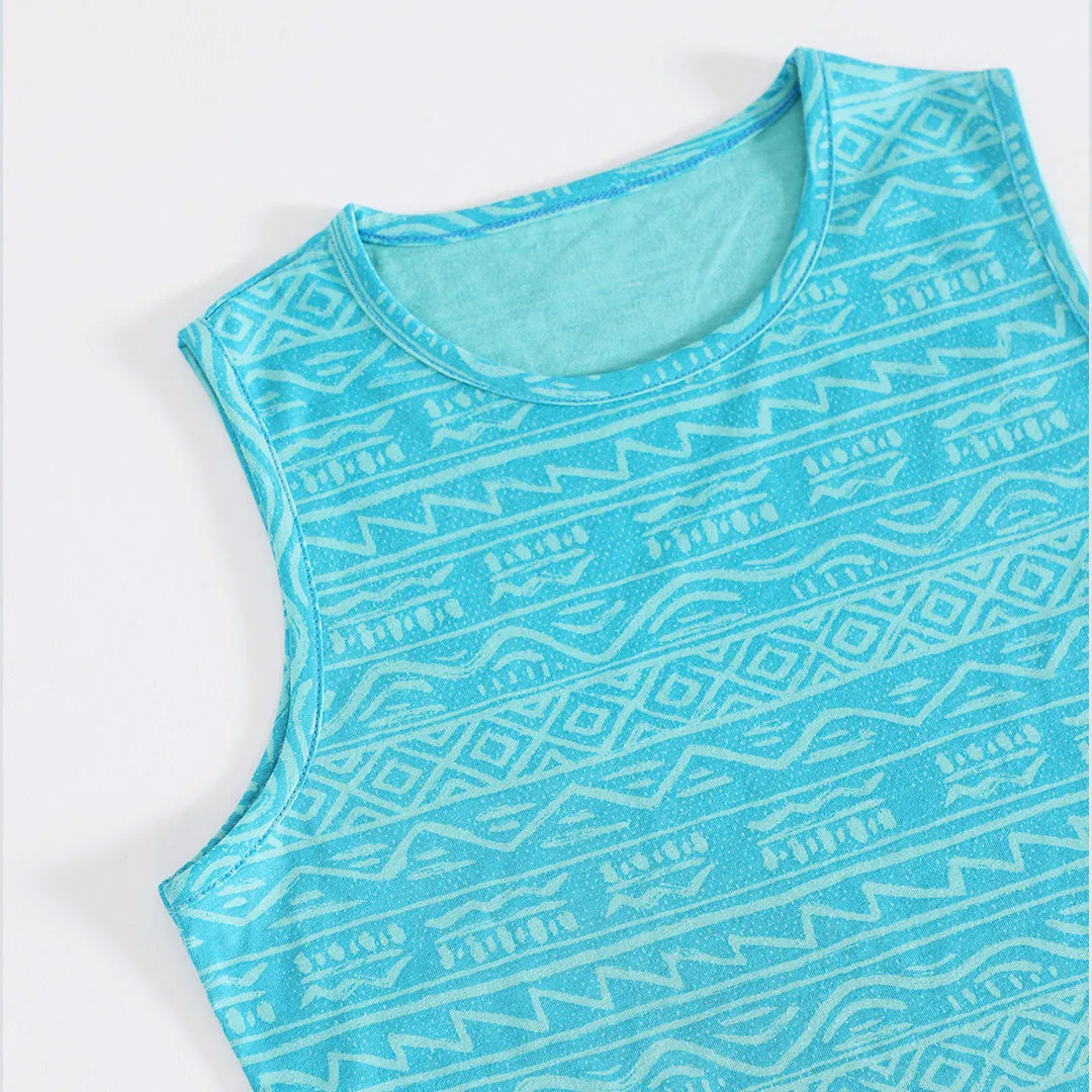 Tribal Blue Tanktop