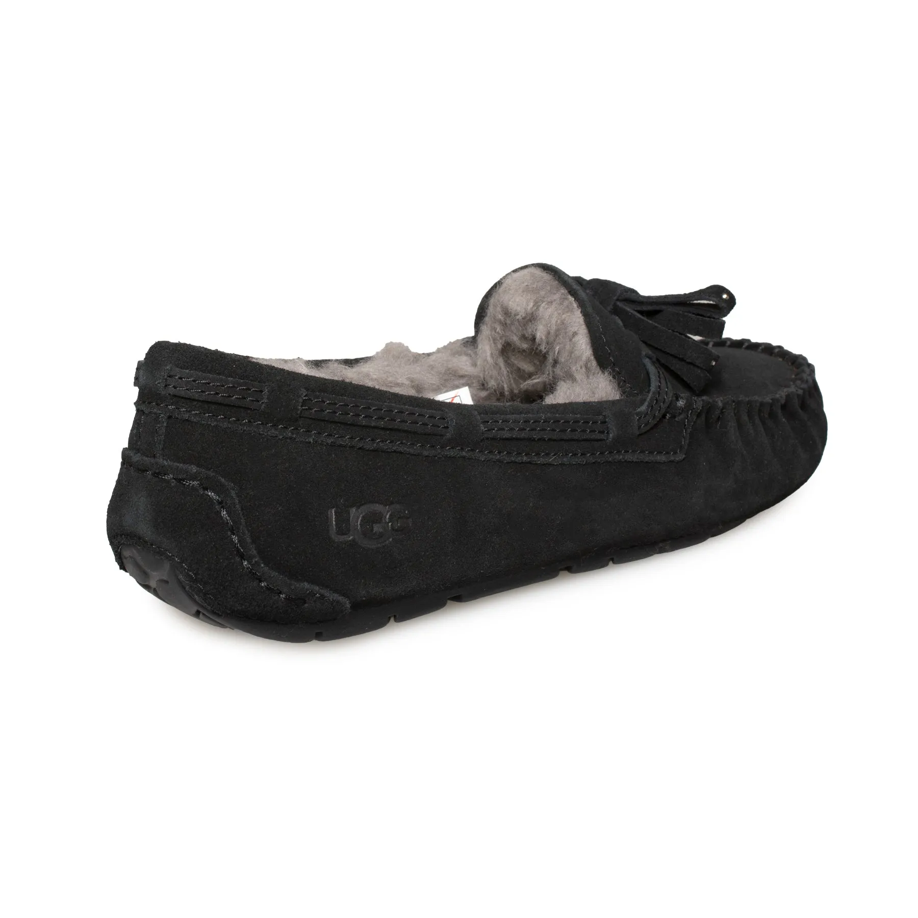 UGG Dakota Bling Bow Black Slippers - Women's