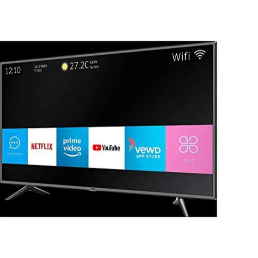 VU 108 cm (43 Inches) 4K Ultra HDR Smart LED TV 43PX (Black) (2019 Model)