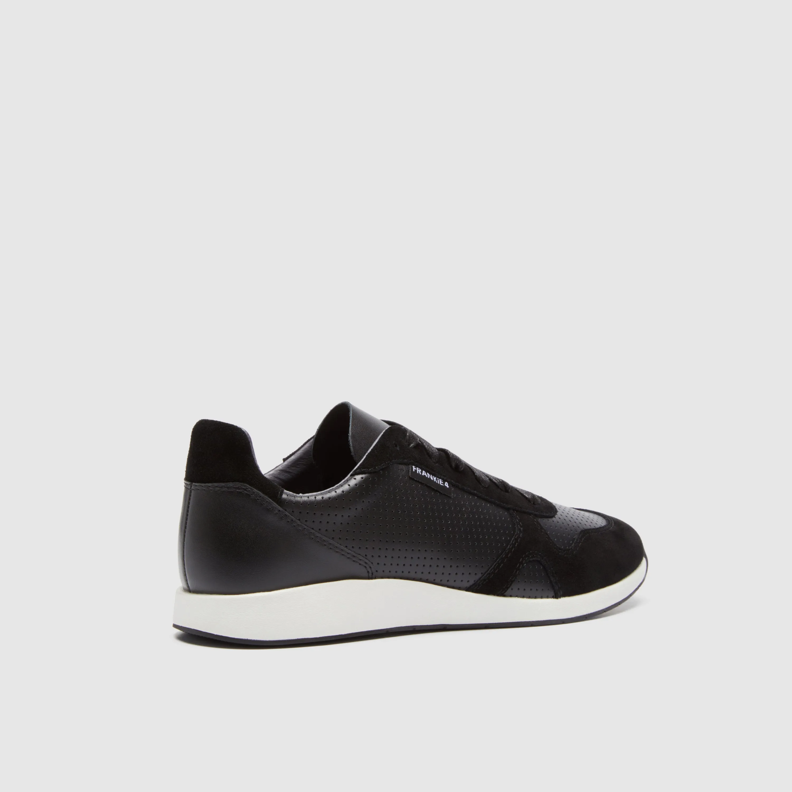 Winnie II Black/White Suede